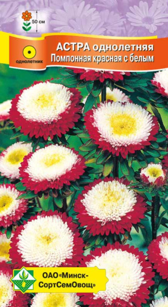Астра Помпонная Красная 0,3г