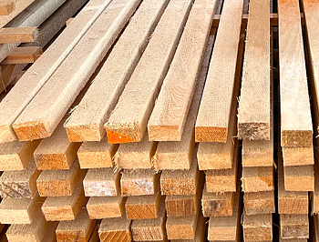 Брусок 25*50*3000мм, не строганый, Ель, тех. сушка