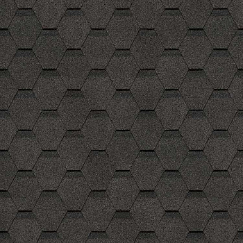 Черепица гибкая  Docke PIE EURASIA , ШЕСТИГРАННИК, серый