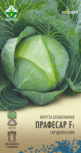 Капуста б/к Профессор F1 15 шт