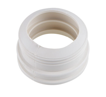 Манжета переходная D50х40 трехлепестковая (исполн. 2) белая, 1-0003