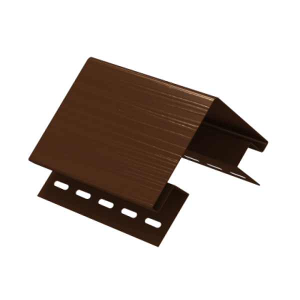 Наружный угол(ПВХ) коричневый