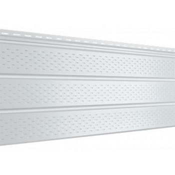 Соффит (ПВХ).0300.H. перфорированный , 003, белый